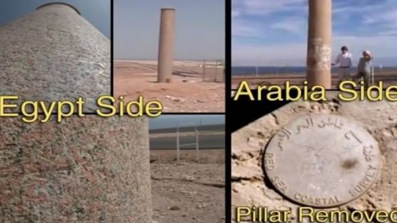 所罗门设立的标定过红海的两根柱子